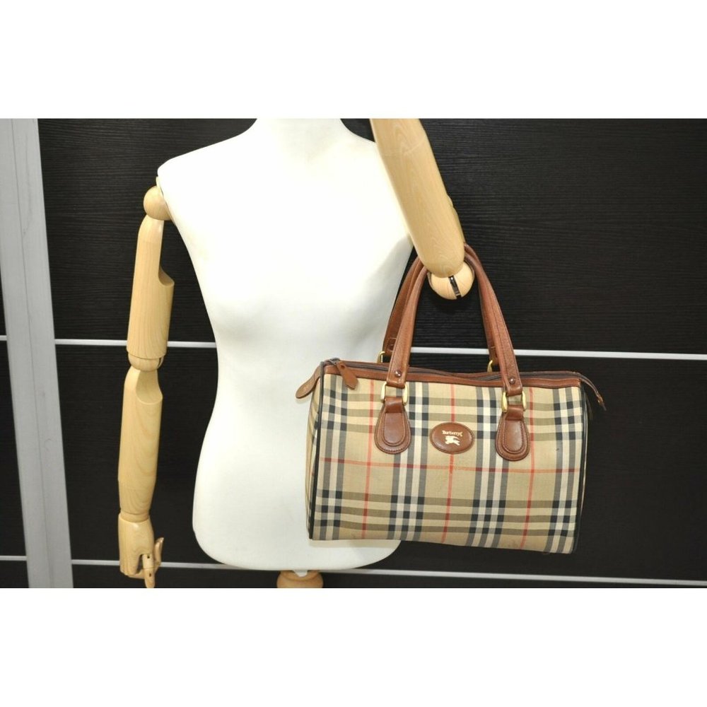 Auth Burberry Nova Check Hand Bag #27738B19 - Picture 12 of 12